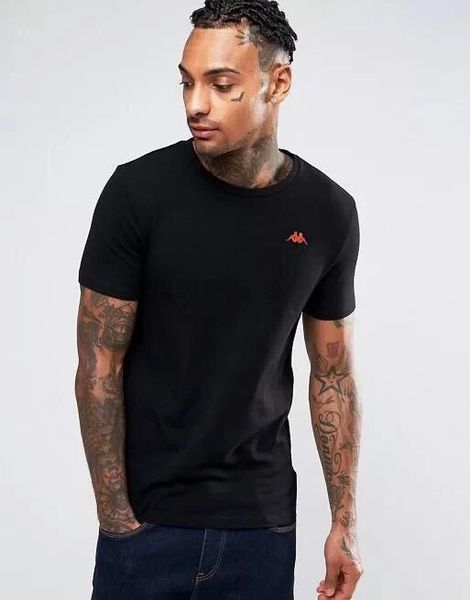 

19ss k@ppa mens t-shirts with letters printed breathable mens tee shirts short sleeve designer luxury clothing new high quality, White;black
