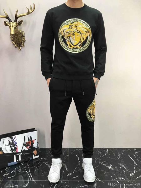 

sell mens tracksuit sportwear spring autumn long sleeves casual jackets with casual jogger pants homme sweat suits -3xl, Gray