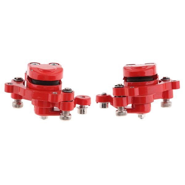 

2xfront brake caliper replacement red for 49cc dirt mini pocket bike scooter