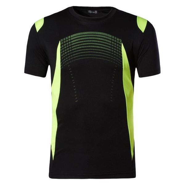 

jeansian men's t-shirt tshirt tee shirt sport short sleeve dry fit running fitness workout lsl194 black, White;black