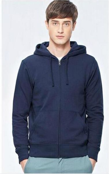 

fashion new brand blue long sleeve men cotton jacket coat autumn sports outdoor windrunner with zipper windcheater men clothing plus size, Black;brown