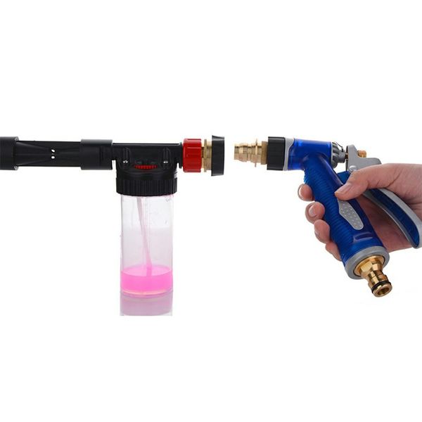 

foam pot car wash water gun foam gun self-priming split body multi-function household watering brush car wash