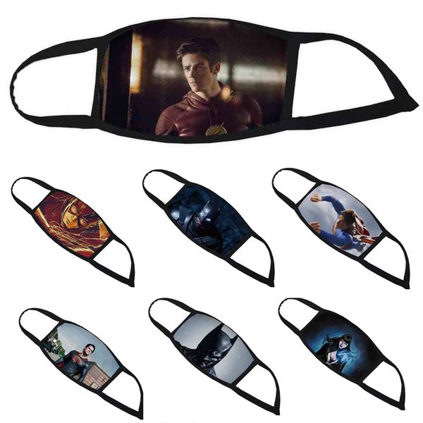 

дизайнер маска для лица супер герой супермен бэтмен человек вспышки креативный роскошь маска для лица anti-fog haze pm2.5 многоразовые