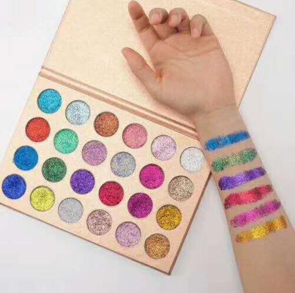 

new brand cleof cosmetics glitter eyeshadow palette 24 colors makeup eye shadow palette dhl ing