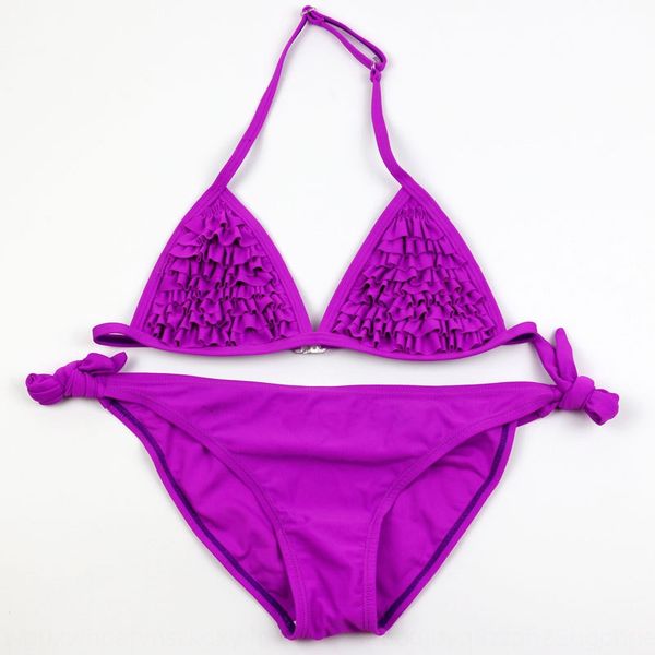 

btyqb baby girl's cute multi-layer small split children's bikini baby bikini swimsuit girl's cute multi-layer small split chi, White;black