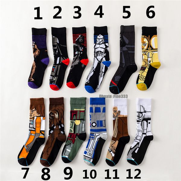 

nanpu crazy stance носки 12 моделей мультфильм звезда носок спортивные носки мужчины женщины coolmax велоспорт дышащий баскетбол бег футбол, Black