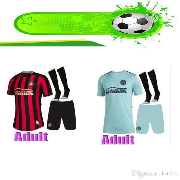 

kit 2019 2020 mls parley atlanta united fc jersey g.martinez martinez home away soccer jerseys 19 20 youth barco football shirts, Black