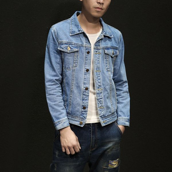 

brand mens jean jackets clothing denim jacket fashion mens jeans thin autumn outwear male cowboy 2019 m-5xl. b100702y, Black;brown