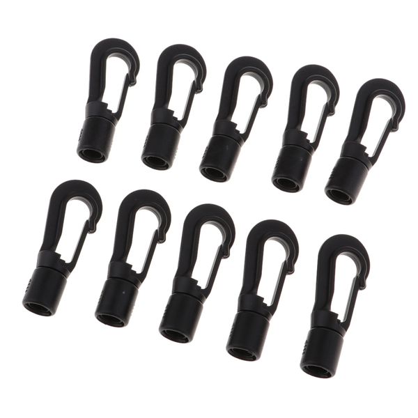

10x elastic rope hook snap clip rope buckles replacement for outdoor sport