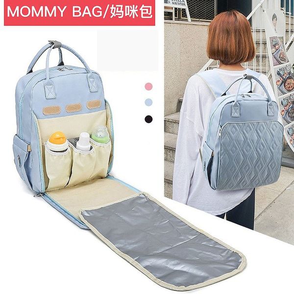

waterproof maternity bag baby mummy diaper bag baby bottle insulation mother and out backpack stroller care