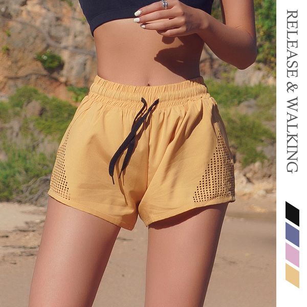 

yoga outfits r&w women sports jogger running shorts breathable loose short fitness summer workout gym outdoor beach, White;red