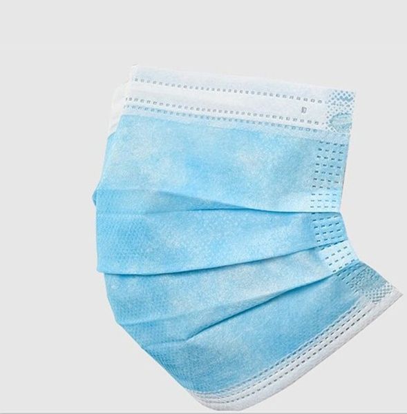 

dhl disposable face masks 3 layers dustproof mask facial protective cover masks set anti-dust one-time mask 1box=50pcs