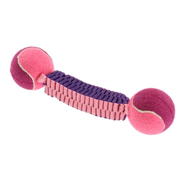 

elegant dumbbell shape pet chew toys puppy dog cleaning teeth training tools