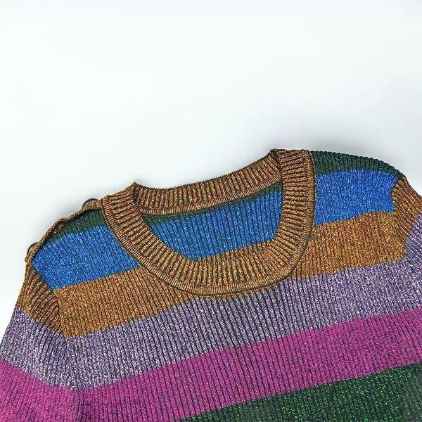 

fashionable new high-quality women sweater autumn casual knitted pullover 2020 clothing *84*23, White