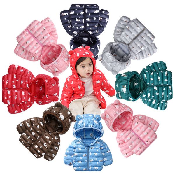 

12m-4t kids cotton down jackets kids boys coat children winter outerwear & coats casual baby girls clothes autumn winter parkas, Blue;gray