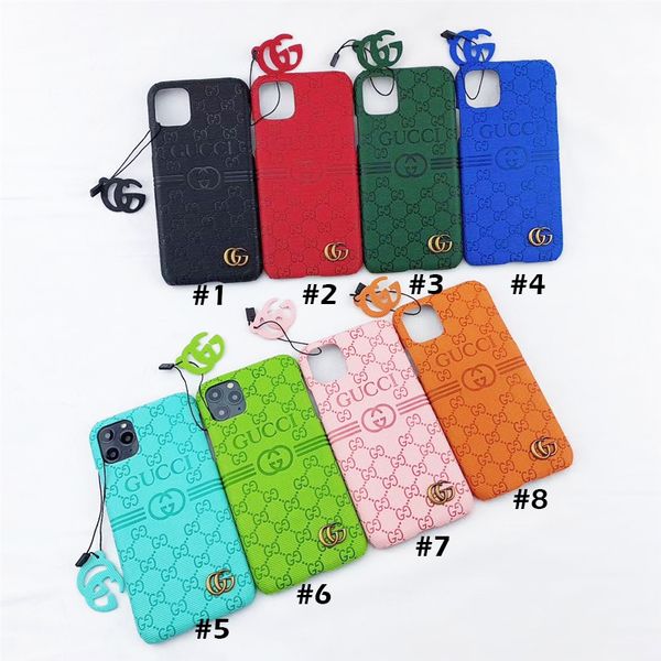 

luxury leather designer phone cases for iphone 11 pro max xr 6s 6 7 8 plus protect shell cellphone case back cover