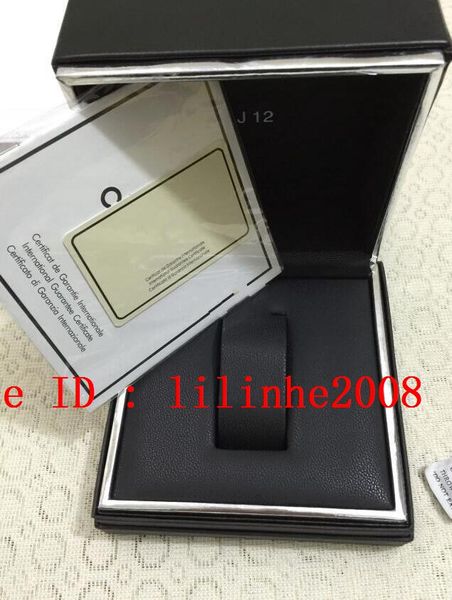 

watch original box papers card handbag boxes for h5700 h5702 h3109 ceramic women watch mens watches, Black;blue