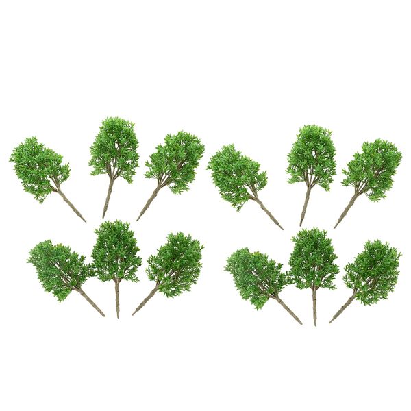 

12pcs 1:30 model trees for miniature diorama landscape railways scenery 20cm