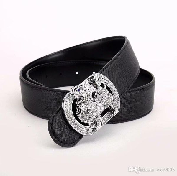 

2019 new business with luxury fashion crime smooth leather belt buckle men belt ing, Black;brown