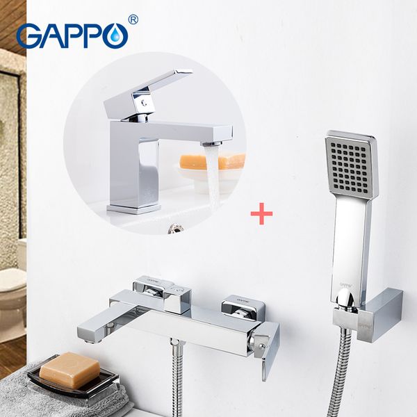 

gappo bathtub faucet with basin faucet home improvement chrome showering mixer brass bath shower head bathttub waterfall