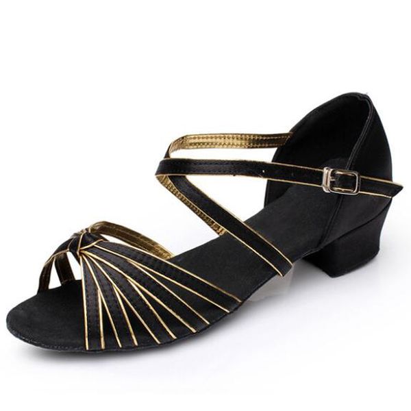 

children's woman professional latin tango dance shoes girl's kids ballroom dancing shoes women's ladies low heel salsa sandal