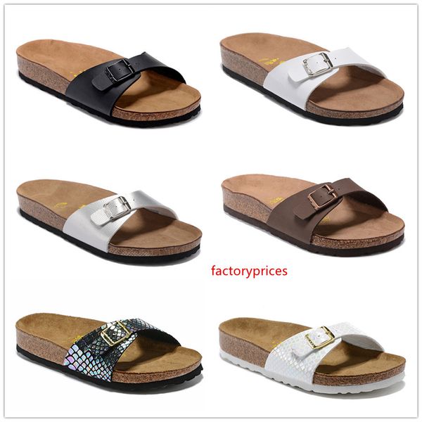 

madrid 2019 new summer beach cork slipper flip flops sandals women mixed color casual slides shoes flat 801 us3-10