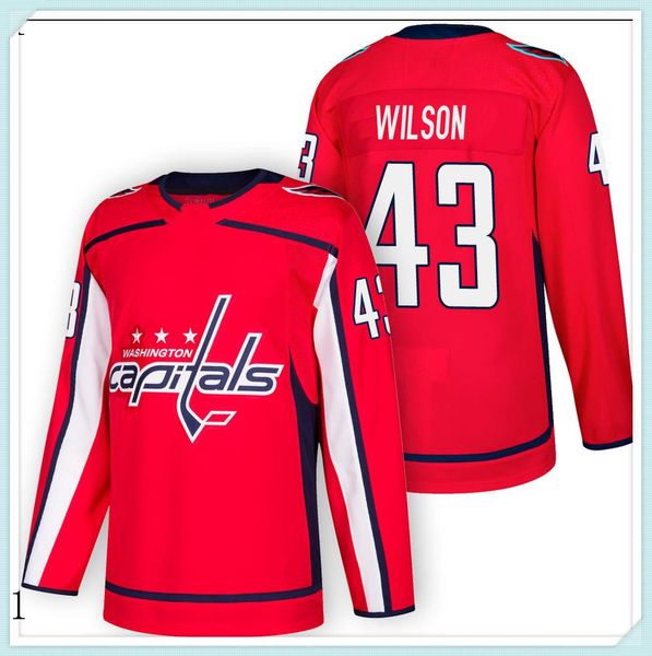 

2019 2020 Hockey Jerseys Quick Dry BLUE red Embroidery Logos Free Shipping Cheap wholesale Men Size Jersey815