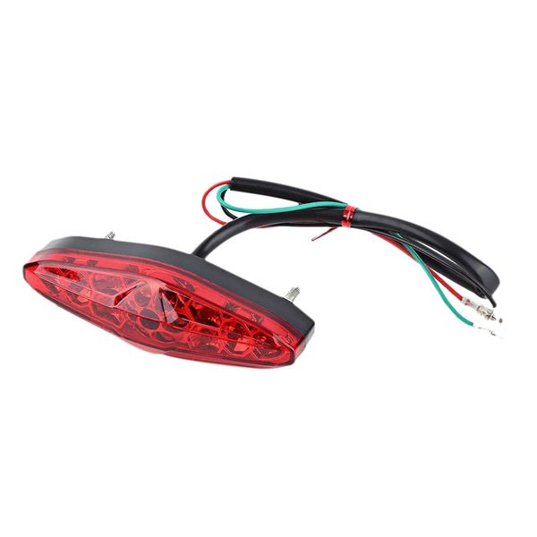 

motorcycle rear tail light,15 led red srunning brake rear tail light universal led light