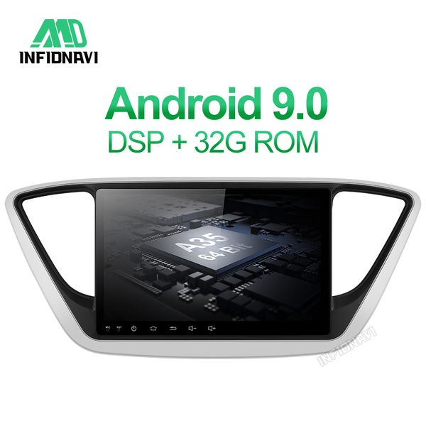 

px30 android 9.0 car dvd for verna solaris 2017 gps navigation car radio video stereo multimedia player ips screen