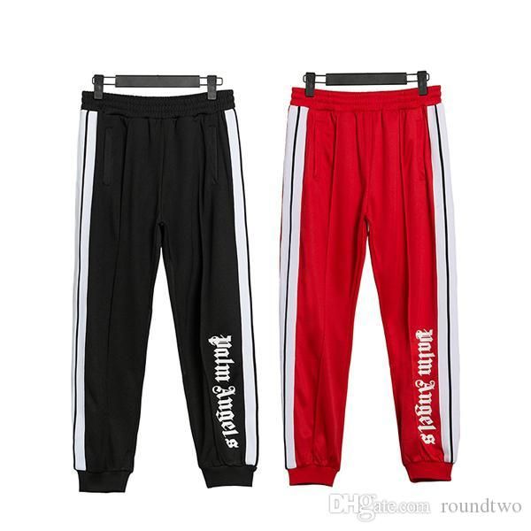 

wholesale 2020 knitted cloth sport pants palm cotton trousers men tracksuit bottoms man jogger tech fleece angles running pant, Black