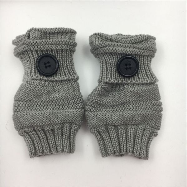

women knit gloves mittens winter female wool gloves, Blue;gray