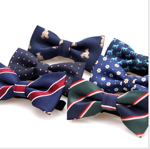 

children's little suit tie banquet dance show upper and lower ties fashionable dress accessory tie, Blue;purple