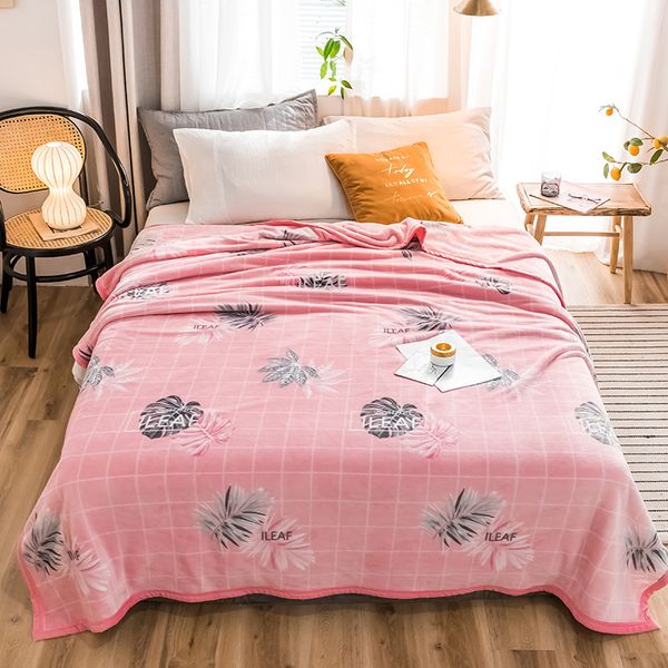 

dandelion thicken plush bedspread blanket 200x230cm high density super soft flannel blanket for the sofa/bed/car