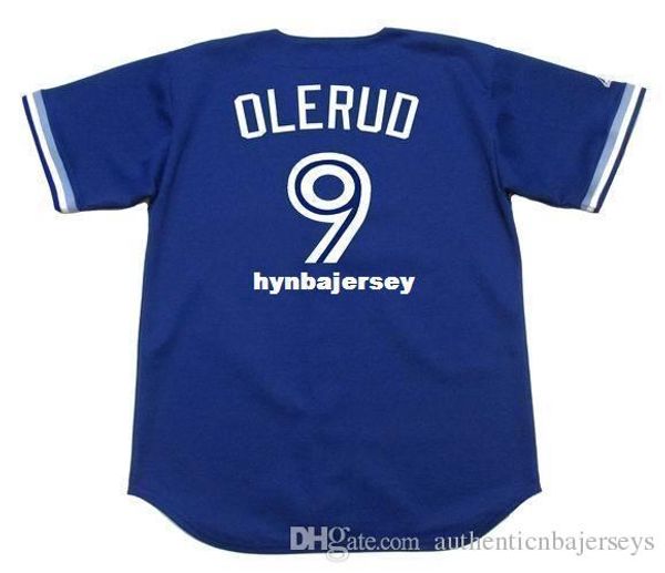 

custom john olerud toronto stitched 1994 majestic vintage baseball jersey retro mens jerseys running, Black;blue