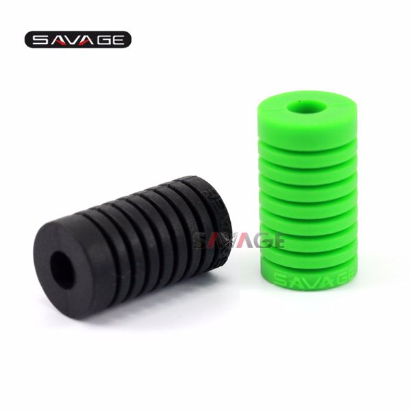 

motorcycle shift lever toe peg silica gel foot pad for ninja zx6r zx9r zx10r zx12r er-4n er-6n er-6f