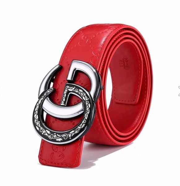 

brand betl 2018 famous 100% realy belt needle button woman and man leather designer belt man luxury needle buckle, Black;brown