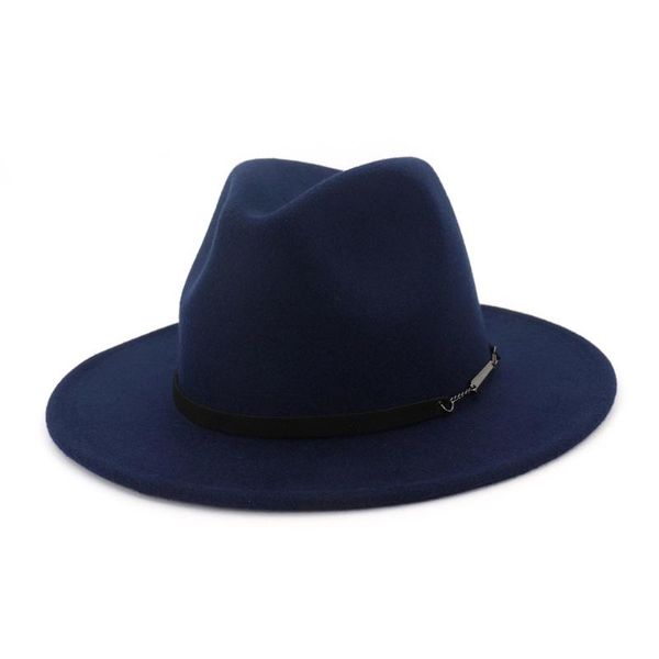 

elegant big sombrero hat hat large brim fedoras wool felt women bow panama cap australian ladies autumn casual hats hf137, Blue;gray