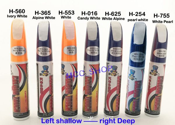 

white series-pearl white pro mending car remover scratch repair paint pen clear 61colors for choices
