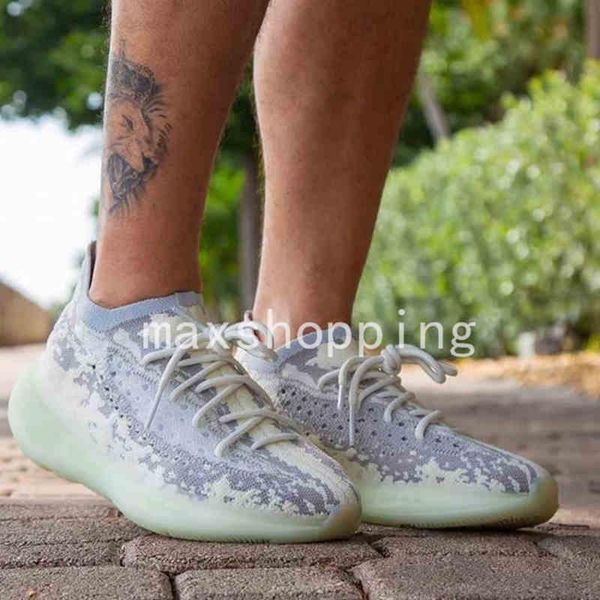 

new kanye west shoes 380 v3 380s alien wave runner white black clay zebra mens running shoes women desinger sneakers trainers size 36-45, White;red