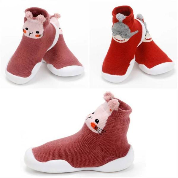

baby shoes non-slip tiger thickening shoes sock floor foot socks animal pattern baby toddler rubber sole