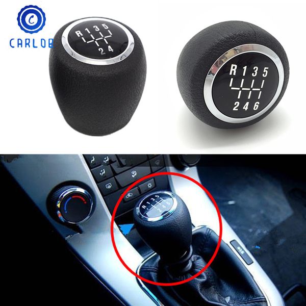 

carlob 5 / 6 speed car styling manual gear shifter lever pen head shift knob for chevy cruze 2008 2009 2010 2011 2012