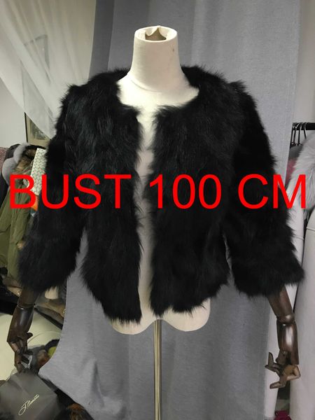 

maylofuer real raccoon fur coat black