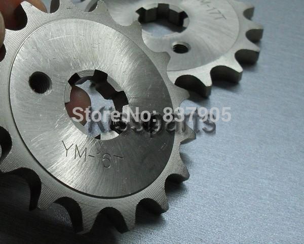 

motorcycle front sprocket for yamaha ybr125 for ct110 beta125 14/15/16/17teeth 428 chain motorcycle front sprockets
