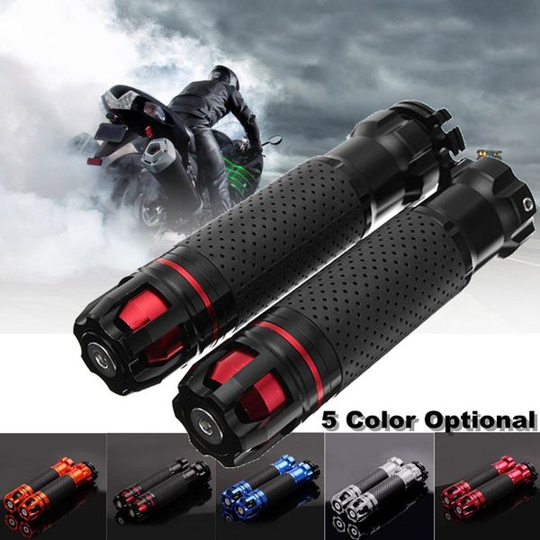 

1 pair 7/8'' 22mm motorcycle throttle cnc aluminum alloy rotatable handlebar hand grips vs998