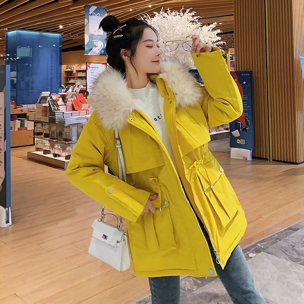 

2019 coat cotton-padded clothes back season special selling cotton woman easy cotton-padded jacket bread serve girls long fund, Tan;black