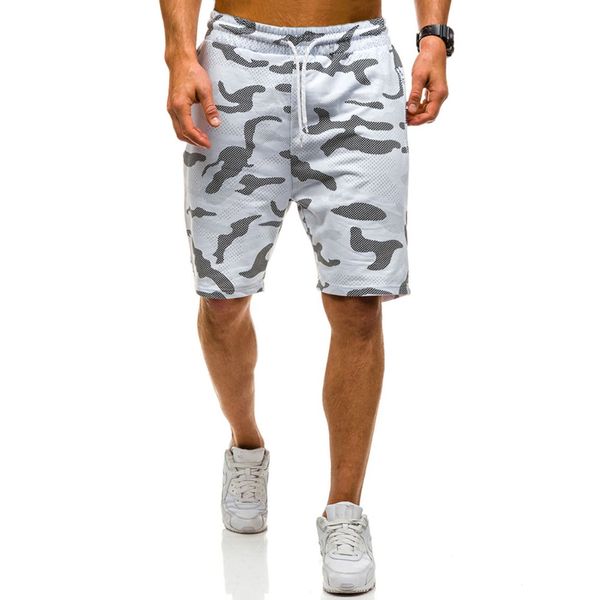 

2018 new men camouflage camo cargo shorts men casual shorts male summer beach man short pants, White;black