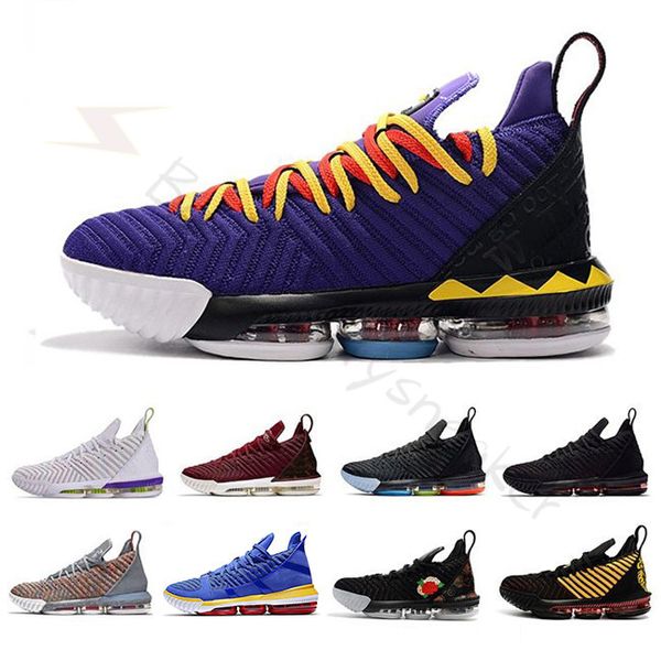 

2019 Lebrons 16s basketball shoes for men oreo Equality Martin Fresh Bred Rainbow I m King XVI 16 Lakers james Athletic Sports Trainerd