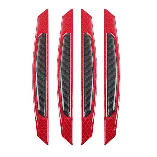 

4 pcs universal car reflective strip stickers protective collision scratch for mercedes bmw renault toyota honda chevrolet lincoln