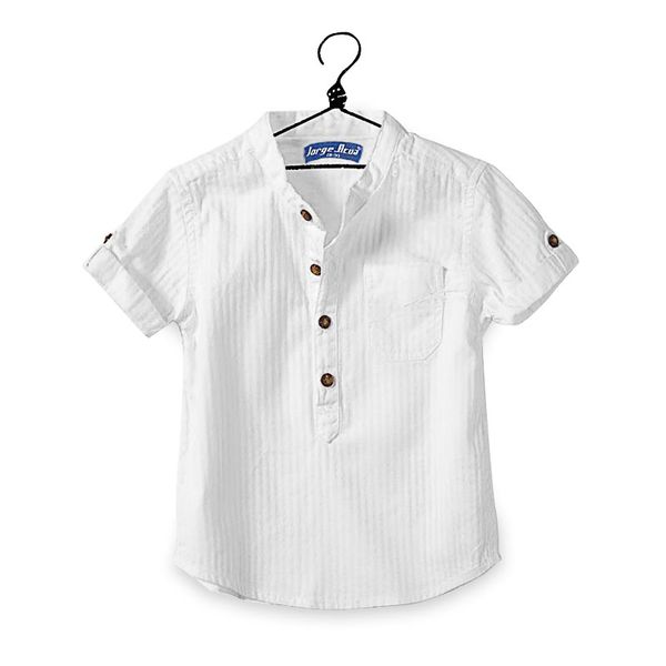 

2018 casual baby children boy cotton short sleeve blouse for summer kids boys white shirts, White;black