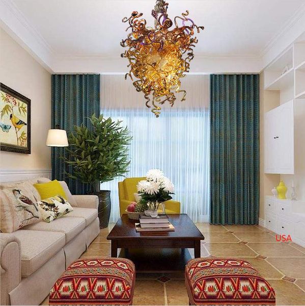 

art glass creative modeling chandelier stained glass art decoration restaurant bar glass chandelier glas s blown lighting hand made products